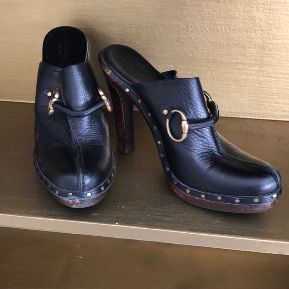 GUCCI Horsebit clog mules size 6.5 - Picture 2 of 6